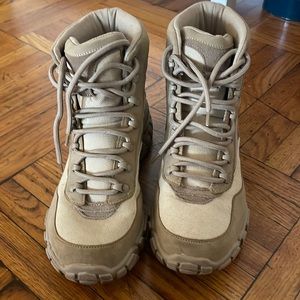 Zara khaki combat boots